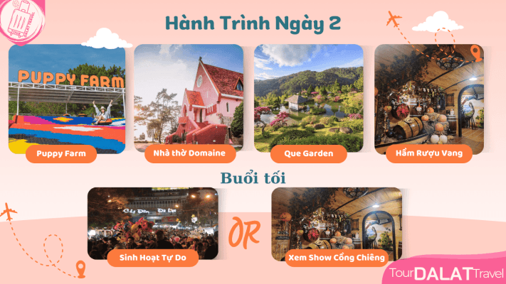 Tour Đà Lạt 3 ngày 2 đêm - Ngày 2